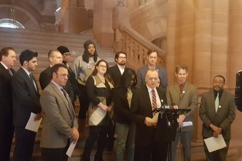 New Yorkers hit the streets in support of HQ2