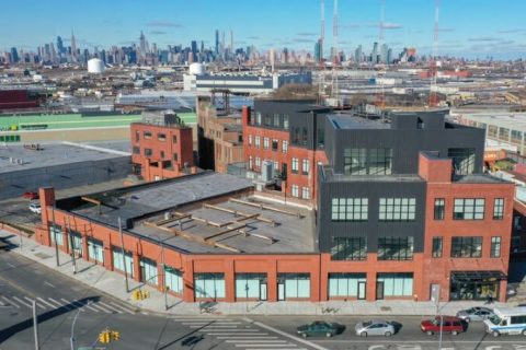 Former grocery headquarters makes office, retail debut