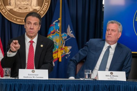 de Blasio gives nod to Cuomo as city ramps up reopening plan