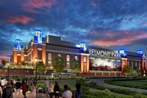 Cuomo tops out new Islanders arena