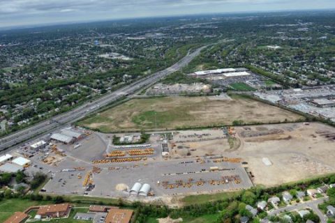 Polsinelli marketing development site next to Amazon warehouse