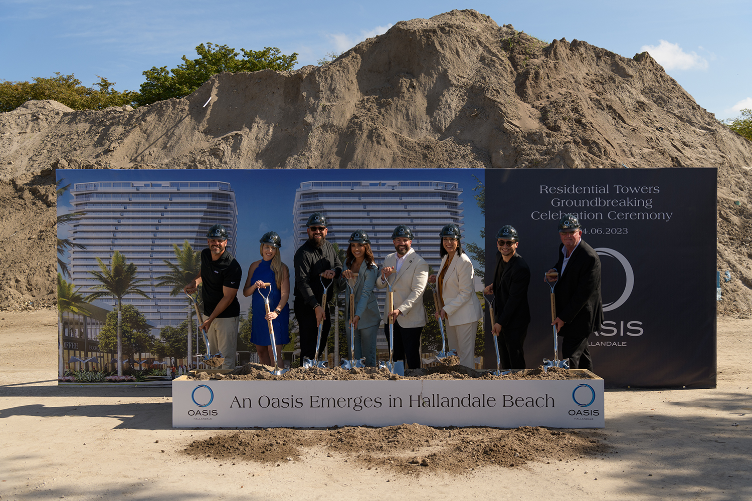MGM Construction Group Breaks Ground on Oasis Hallandale Residential Towers