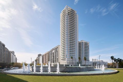 Ricardo Bofill’s Newly Completed Residential Tower, Ikon by Kronos Homes, is Now The Tallest Landmark of Valencia’s Skyline